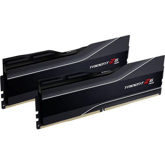 G.SKILL Trident Z5 Neo RAM Module for Motherboard, Desktop PC - 32 GB (2 x 16GB) - DDR5-6000/PC5-48000 DDR5 SDRAM - 6000 MHz - CL30 - 1.35 V G.SKILL Trident Z5 Neo RAM Module for Motherboard, Desktop PC - 32 GB (2 x 16GB) - DDR5-6000/PC5-48000 DDR5 SDRAM - 6000 MHz - CL30 - 1.35 V